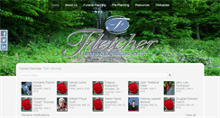 Desktop Screenshot of fletcherfuneralservice.com